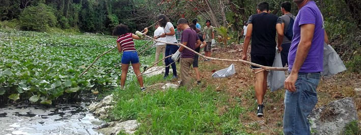 Habitantes de las zonas aledañas al río Ariguanabo tienen un peso fundamental en el trabajo ecológico y en impedir que la contaminación avance.